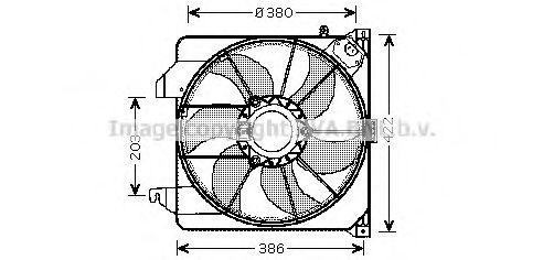 Imagine Ventilator, radiator PRASCO FD7538