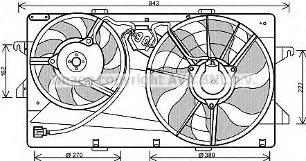 Imagine Ventilator, radiator PRASCO FD7549