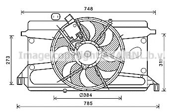 Imagine Ventilator, radiator PRASCO FD7573