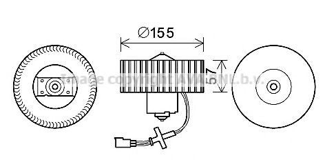 Imagine Electromotor, ventilatie interioara PRASCO FD8568