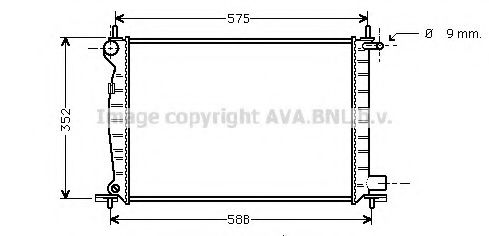 Imagine Radiator, racire motor PRASCO FDA2225