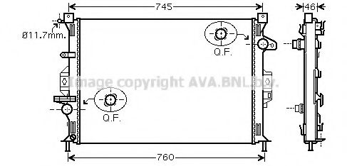 Imagine Radiator, racire motor PRASCO FDA2421