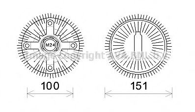 Imagine Cupla, ventilator radiator PRASCO FDC448