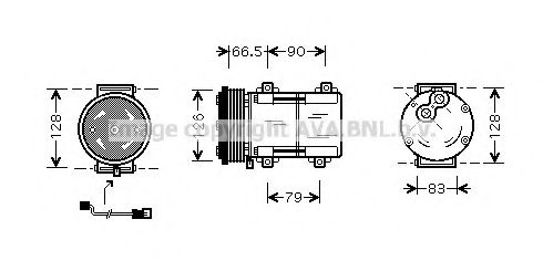 Imagine Compresor, climatizare PRASCO FDK276