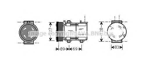 Imagine Compresor, climatizare PRASCO FDK322