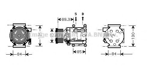 Imagine Compresor, climatizare PRASCO FDK402