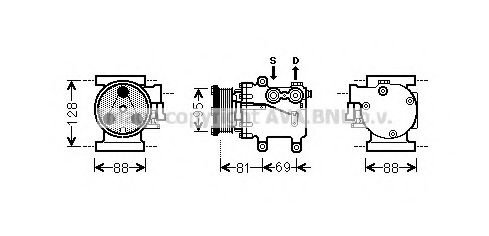 Imagine Compresor, climatizare PRASCO FDK437