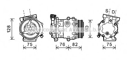 Imagine Compresor, climatizare PRASCO FDK479