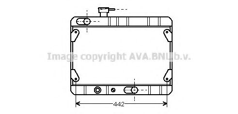 Imagine Radiator, racire motor PRASCO FT2023