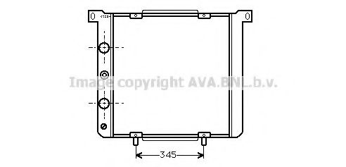 Imagine Radiator, racire motor PRASCO FT2045