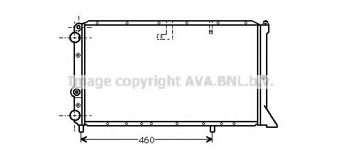 Imagine Radiator, racire motor PRASCO FT2053