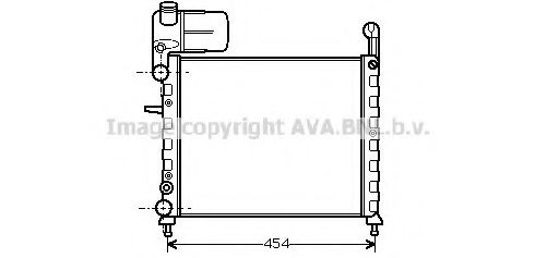 Imagine Radiator, racire motor PRASCO FT2100