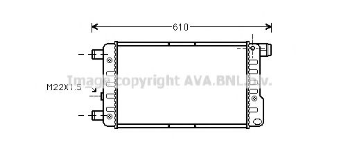 Imagine Radiator, racire motor PRASCO FT2115