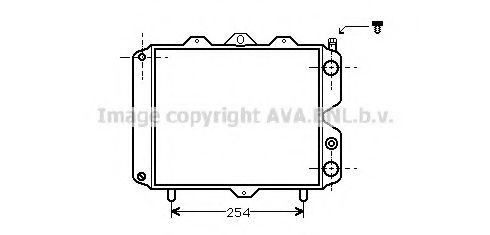 Imagine Radiator, racire motor PRASCO FT2135