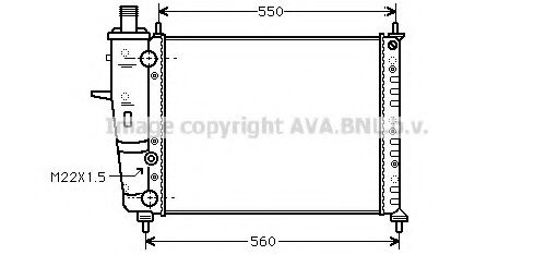 Imagine Radiator, racire motor PRASCO FT2160