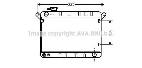 Imagine Radiator, racire motor PRASCO FT2163