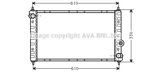 Imagine Radiator, racire motor PRASCO FT2165