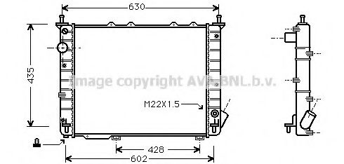 Imagine Radiator, racire motor PRASCO FT2197