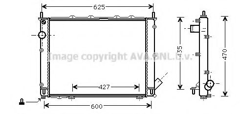 Imagine Radiator, racire motor PRASCO FT2234