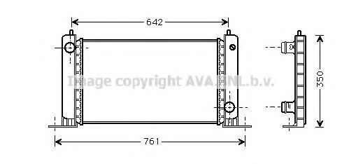 Imagine Radiator, racire motor PRASCO FT2243