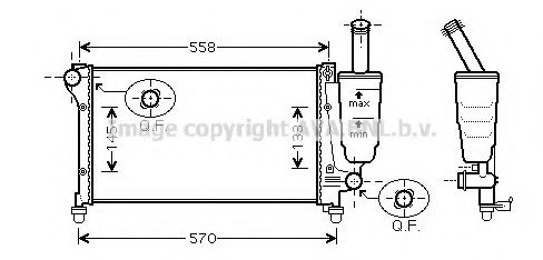 Imagine Radiator, racire motor PRASCO FT2291