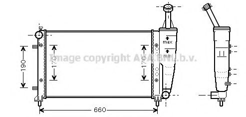 Imagine Radiator, racire motor PRASCO FT2300