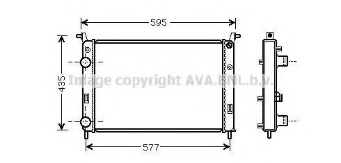 Imagine Radiator, racire motor PRASCO FT2316