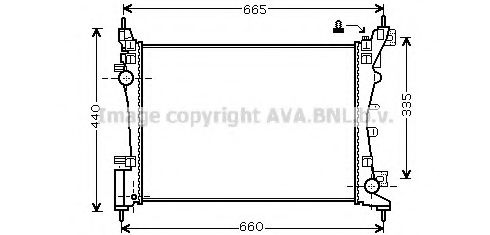 Imagine Radiator, racire motor PRASCO FT2318