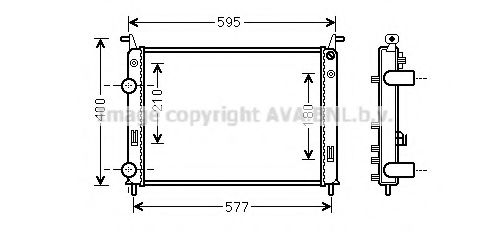 Imagine Radiator, racire motor PRASCO FT2370