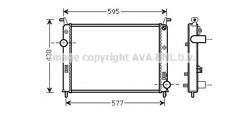 Imagine Radiator, racire motor PRASCO FT2371