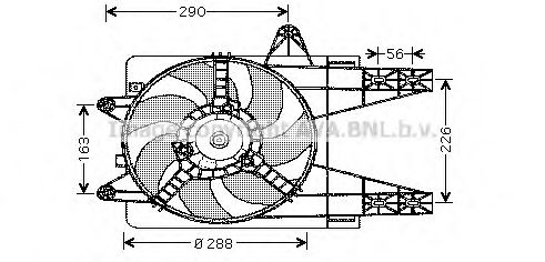 Imagine Ventilator, radiator PRASCO FT7284