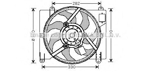 Imagine Ventilator, radiator PRASCO FT7504