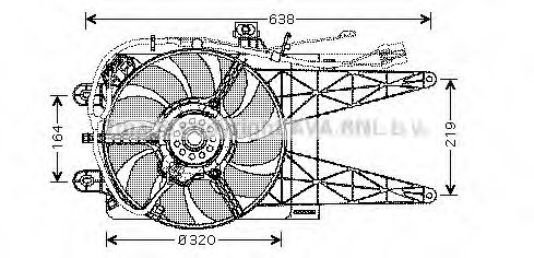 Imagine Ventilator, radiator PRASCO FT7507