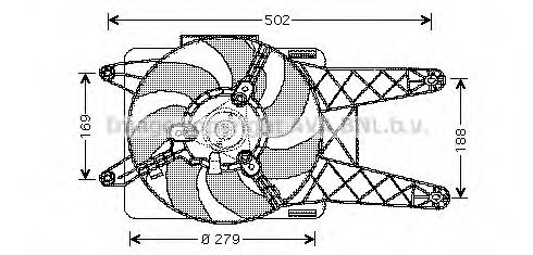 Imagine Ventilator, radiator PRASCO FT7512