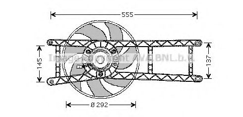 Imagine Ventilator, radiator PRASCO FT7525