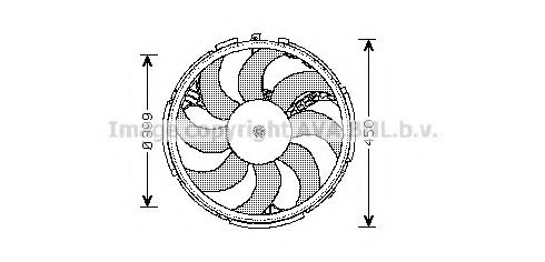 Imagine Ventilator, radiator PRASCO FT7541