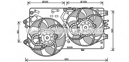 Imagine Ventilator, radiator PRASCO FT7554