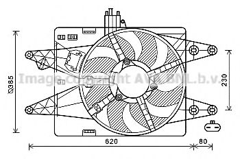 Imagine Ventilator, radiator PRASCO FT7557