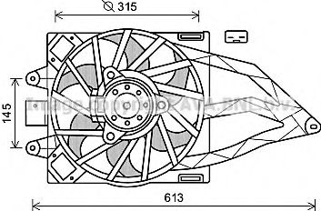 Imagine Ventilator, radiator PRASCO FT7565