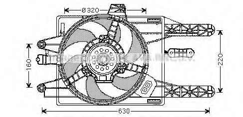 Imagine Ventilator, radiator PRASCO FT7571