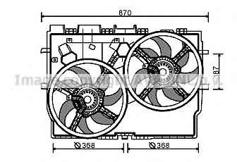 Imagine Ventilator, radiator PRASCO FT7583