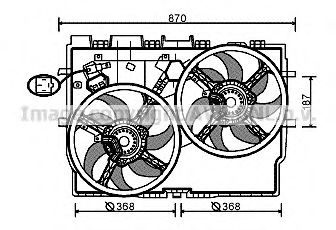 Imagine Ventilator, radiator PRASCO FT7585