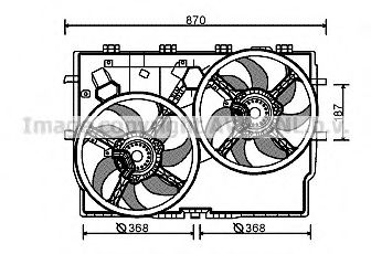 Imagine Ventilator, radiator PRASCO FT7586