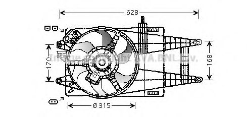 Imagine Ventilator, radiator PRASCO FT7592