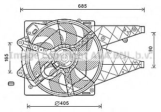 Imagine Ventilator, radiator PRASCO FT7597