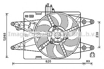 Imagine Ventilator, radiator PRASCO FT7606