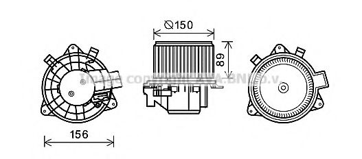 Imagine Electromotor, ventilatie interioara PRASCO FT8417