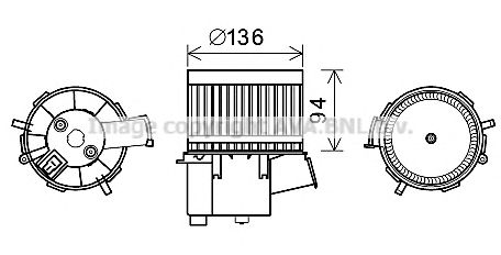 Imagine Electromotor, ventilatie interioara PRASCO FT8434