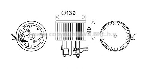 Imagine Electromotor, ventilatie interioara PRASCO FT8441