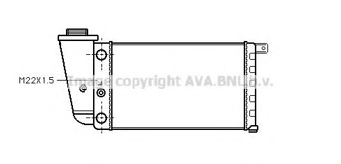 Imagine Radiator, racire motor PRASCO FTA2097